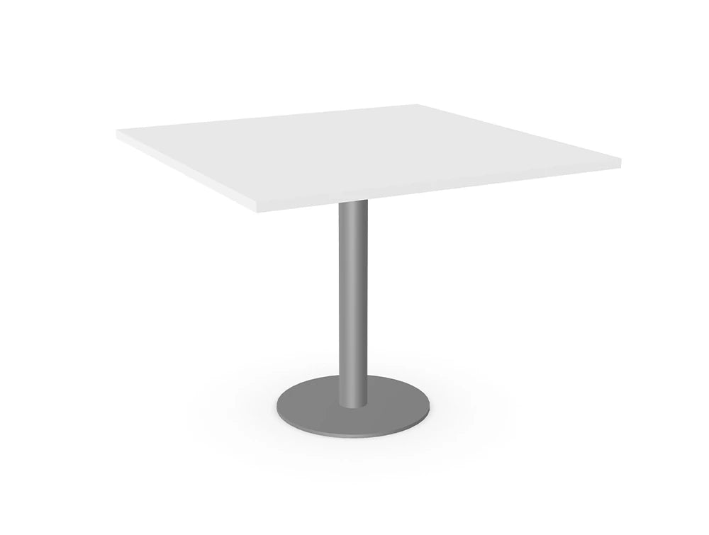 Ws.D Nexis Cylinder Base Table with Square Table Top