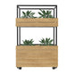 Ws.D Oasis Double 1-Level Mobile Planter