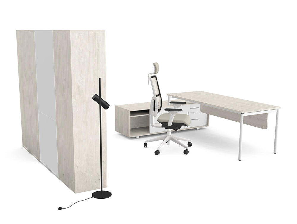 Ws.D Light Executive Office with Storage