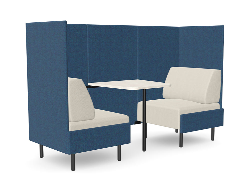 Ws.D Snug 2-Seater High-Back Open Meeting Pod
