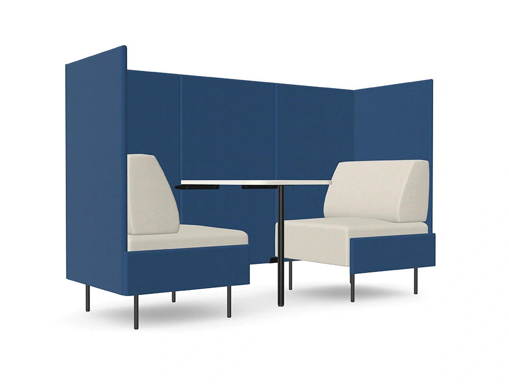 Ws.D Snug 2-Seater High-Back Open Meeting Pod