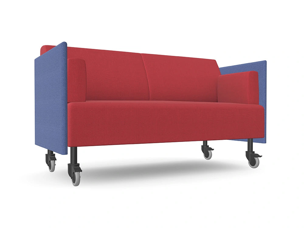 Ws.D Snug Mobile 2-Seater Sofa with Low Back
