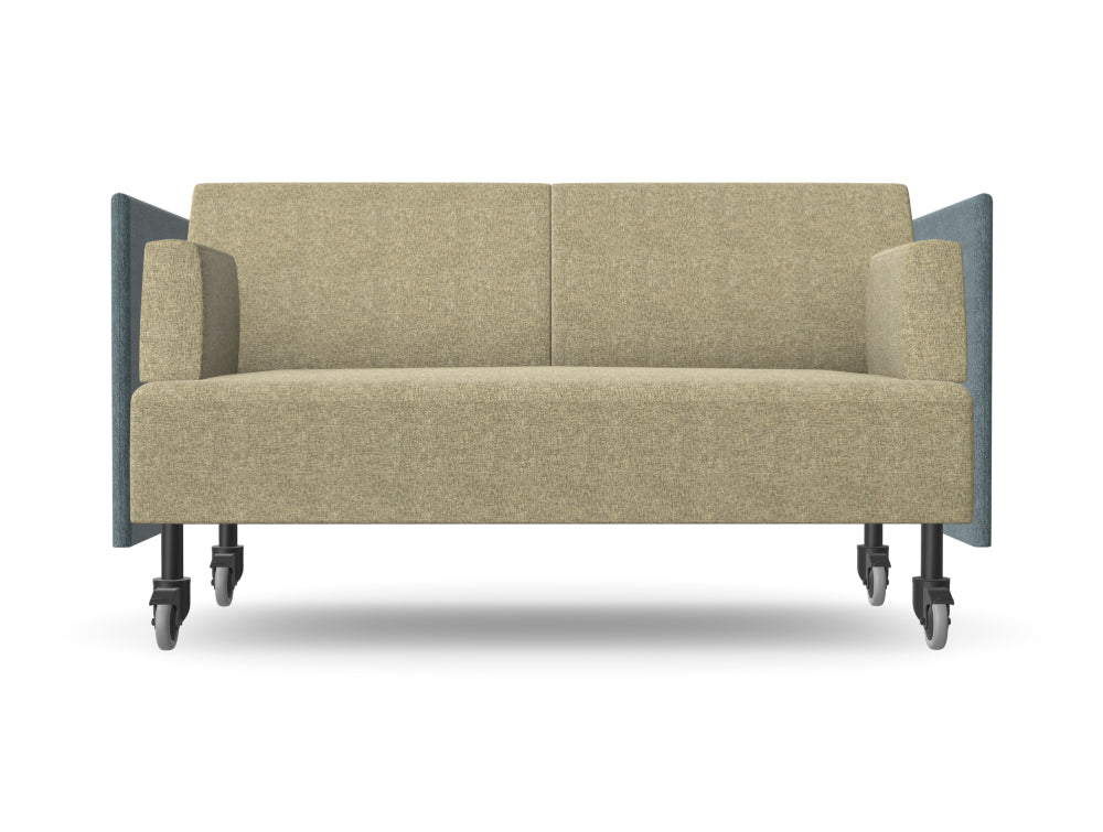 Ws.D Snug Mobile 2-Seater Sofa with Low Back