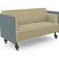 Ws.D Snug Mobile 2-Seater Sofa with Low Back