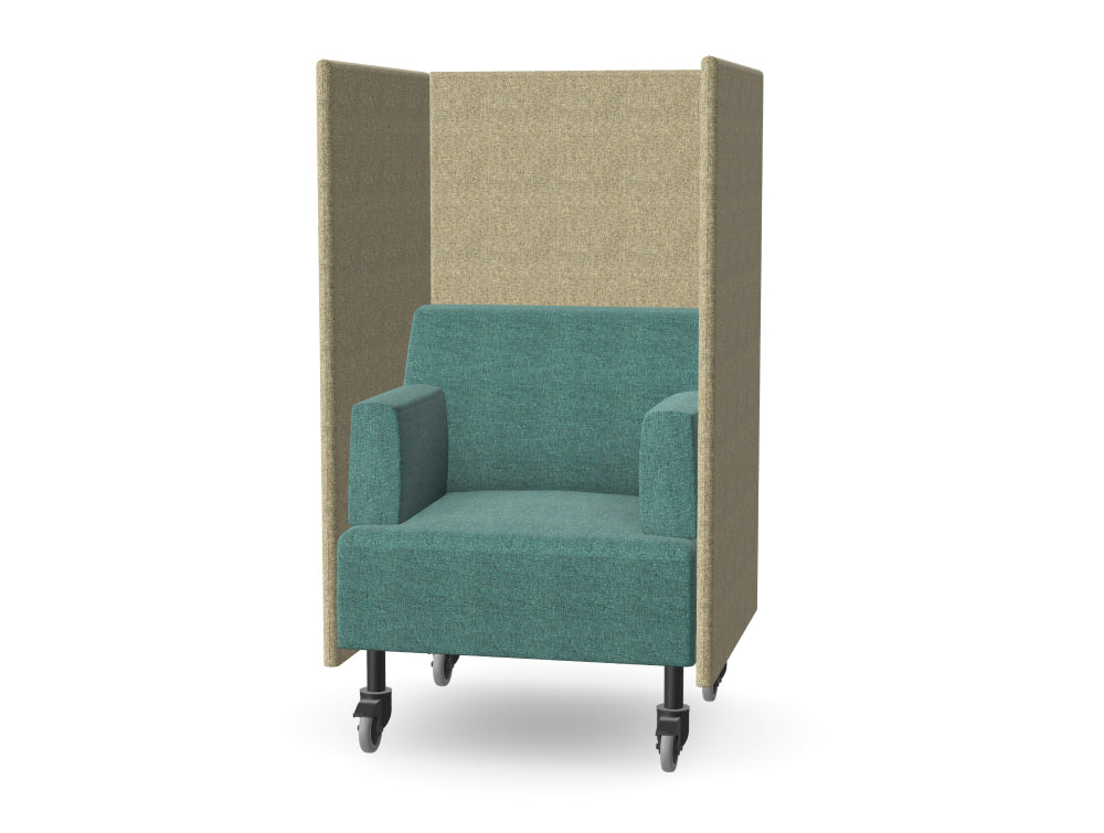 Ws.D Snug Mobile Armchair with High Back