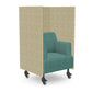 Ws.D Snug Mobile Armchair with High Back