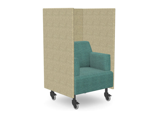 Ws.D Snug Mobile Armchair with High Back