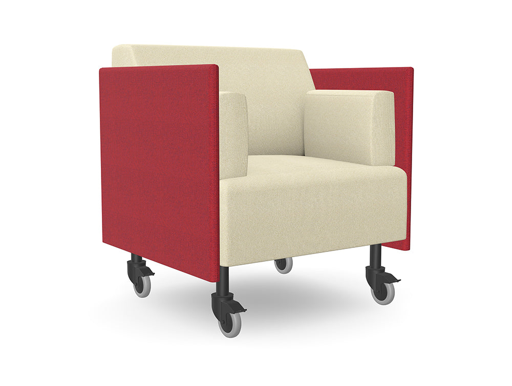 Ws.D Snug Mobile Armchair with Low Back