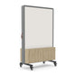 Ws.D Spry Mobile Wall - Whiteboard & Fabric Panel & Storage