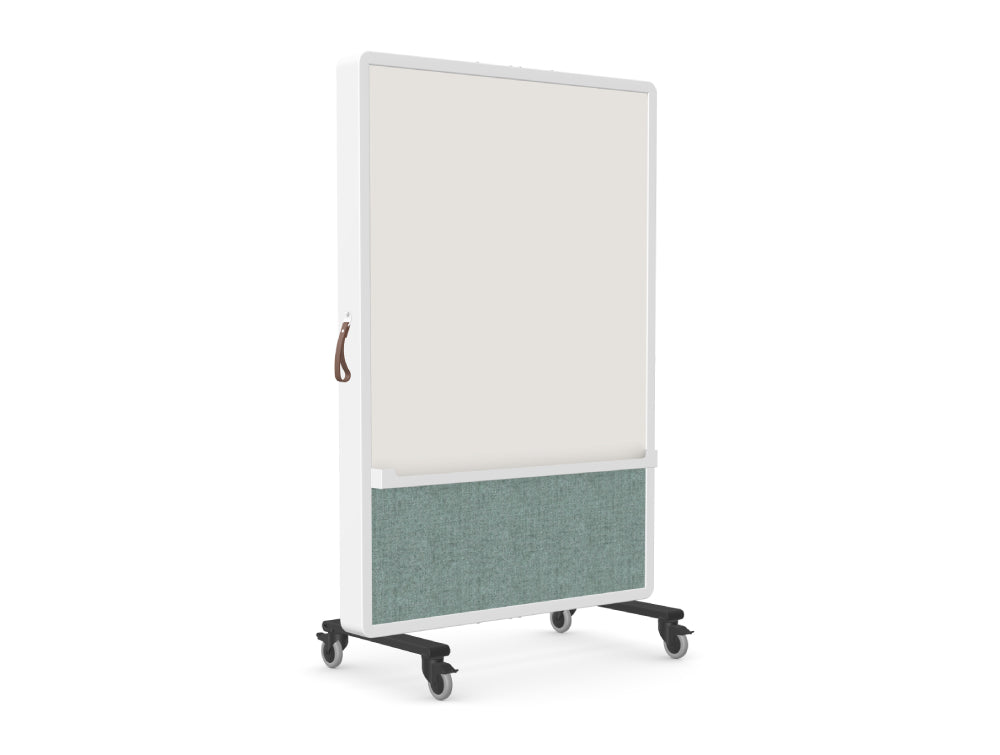 Ws.D Spry Mobile Wall - Whiteboard & Fabric Panel