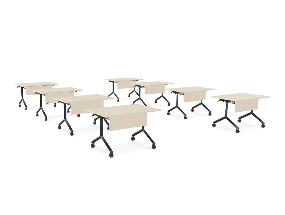 Modular Table Modesty Panel Ws.D Twister Tilt - Classroom Modular Configuration with Modesty Panel