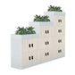 Ws.D Uno 18-Door Locker System with RFID Locks and Planters