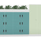 Ws.D Uno 24-Door Back-to-Back Locker with Planters and Storage