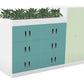 Ws.D Uno 24-Door Back-to-Back Locker with Planters and Storage