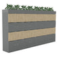 Ws.D Uno 32-Mailbox Front Door Locker System with Planters