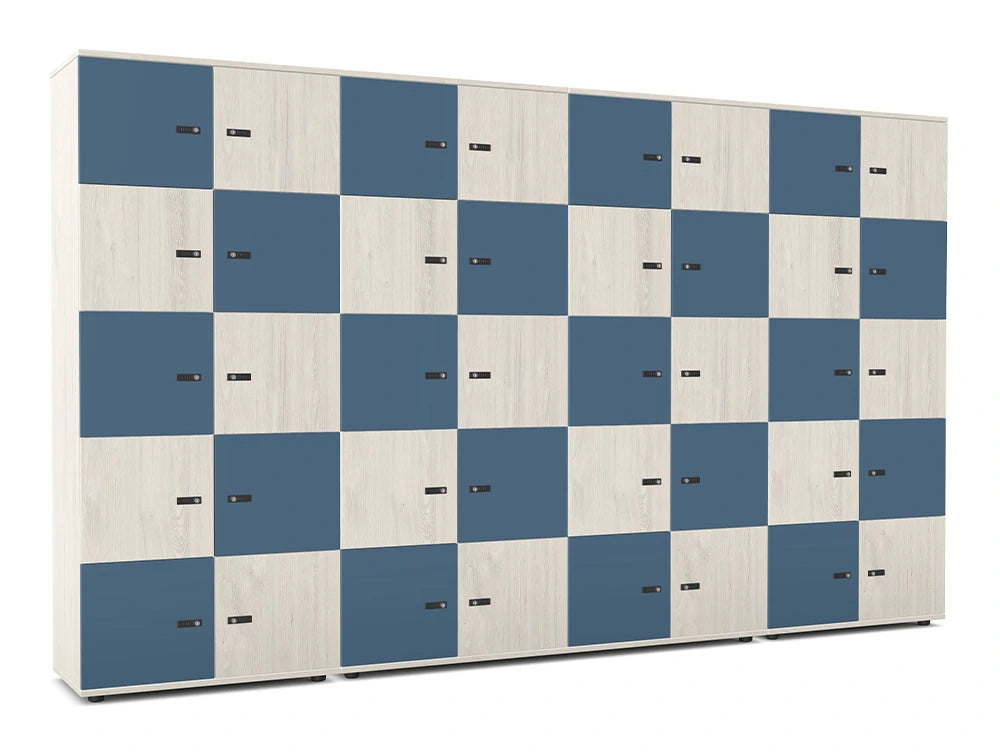 Ws.D Uno 40-Door Locker System with Combination Locks